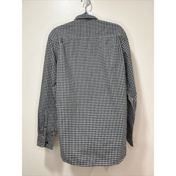 The North Face Mens Black Grey Gingham Button Down Size Small Long Sleeved - Picture 5 of 10